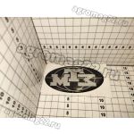 Наклейка объемная 100х50 мм «МТЗ»