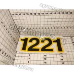 Наклейка 4 цифры «1221» 15смх6,5см